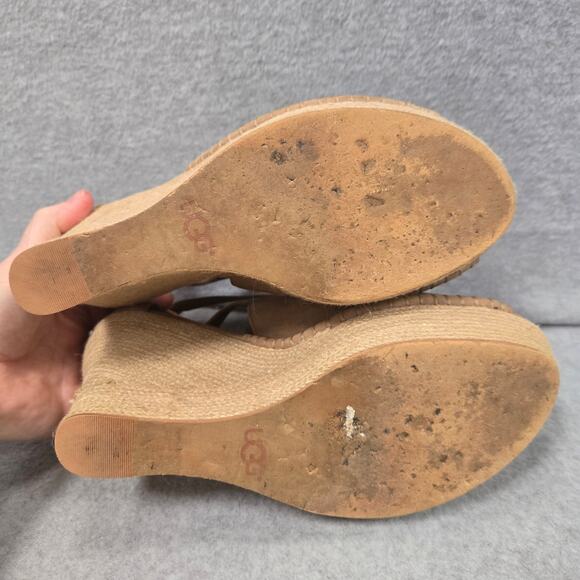 UGG Jolina Strappy Cut Out Wedges Size 10 - Picture 6 of 11